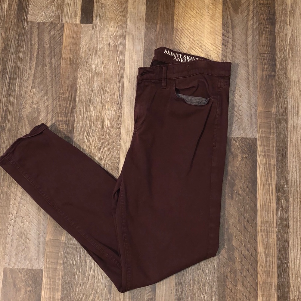 MADEWELL skinny skinny ankle pants